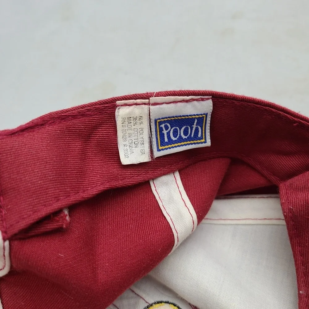 Disney Pooh Bear Elastic Back Strap Adult Stretch Hat Cap‎